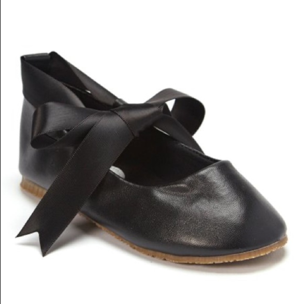 Kids Dream Black Bow Ballet Flat